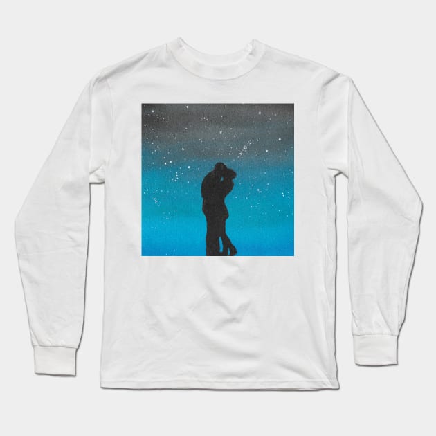 The Kiss Long Sleeve T-Shirt by RosanneCreates